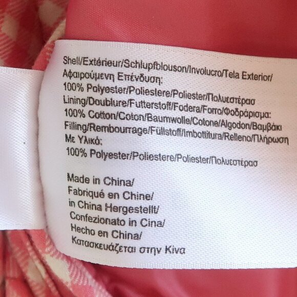 Brooks Brothers Pink Quilted Collared Water Repellant Jacket Size Small S - Picture 6 of 11